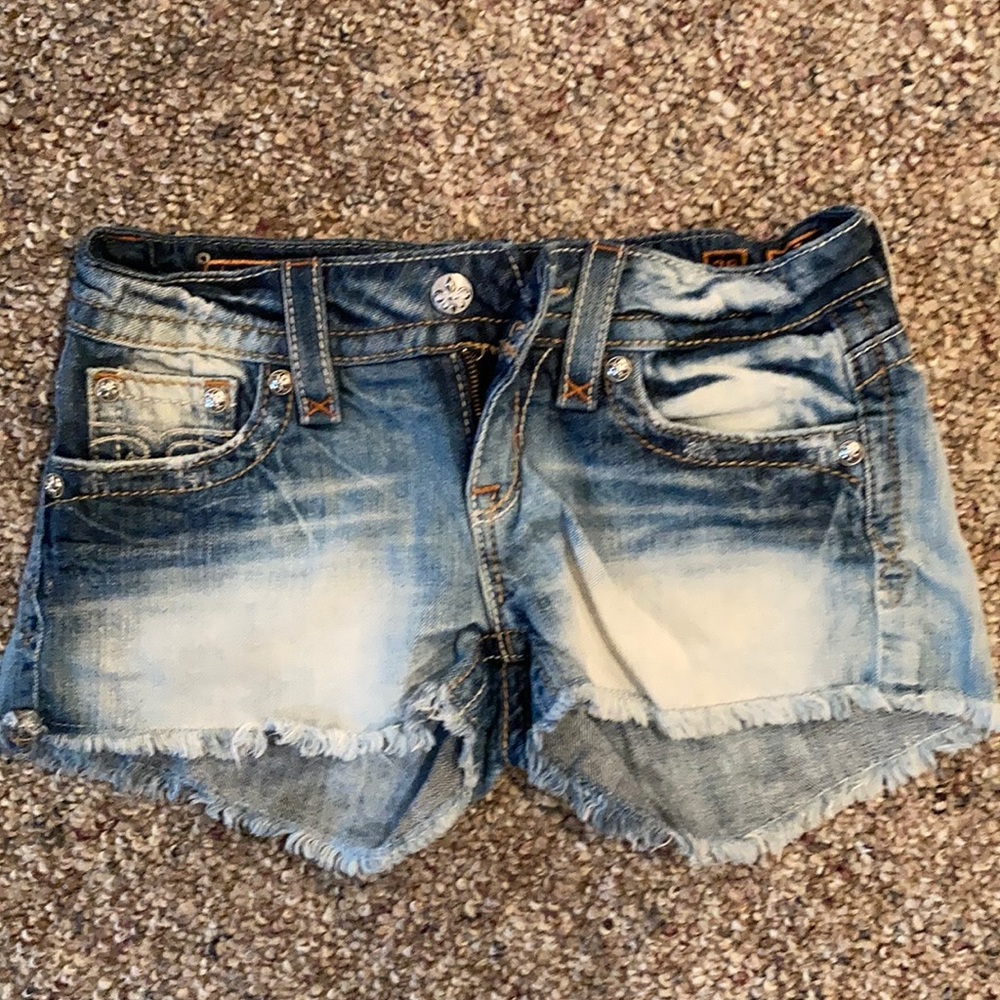 Rock Revival distressed jean shorts